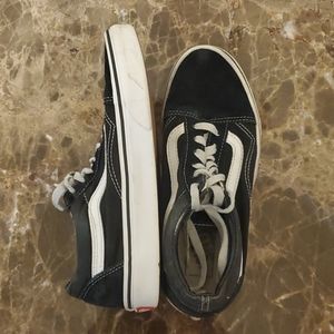 Vans Black and White Size 4.5